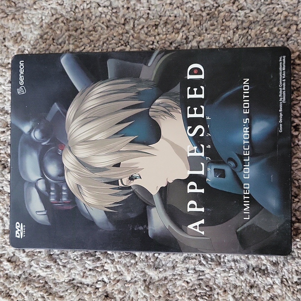 Appleseed Limited Collector's Edition Steelbook Case DVD